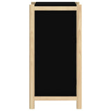 Sideboard Black 62x38x75 cm Engineered Wood