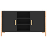 Sideboard Black 107x38x60 cm Engineered Wood