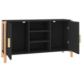 Sideboard Black 107x38x60 cm Engineered Wood - Rear View