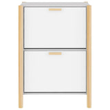 Shoe Cabinet White 57.5x33x80 cm Engineered Wood