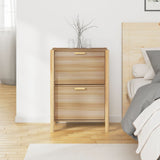 Shoe Cabinet 57.5x33x80 cm Engineered Wood - Side View