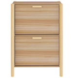 Shoe Cabinet 57.5x33x80 cm Engineered Wood - Rear View