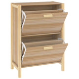 Shoe Cabinet 57.5x33x80 cm Engineered Wood - Low Angle