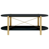Coffee Table Black 110x48x40 cm Engineered Wood