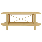 Coffee Table 110x48x40 cm Engineered Wood - 45-Degree Angle