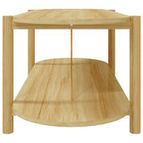 Coffee Table 110x48x40 cm Engineered Wood - Rear View