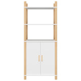 Highboard White 60x40x141 cm Engineered Wood