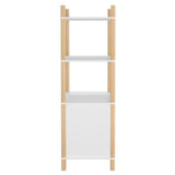 Highboard White 80x40x121 cm Engineered Wood