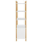 Highboard White 80x40x153 cm Engineered Wood - Top-Down View