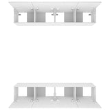 TV Cabinets 4 pcs White 80x30x30 cm Engineered Wood