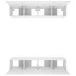 TV Cabinets 4 pcs White 80x30x30 cm Engineered Wood
