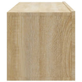 Wall TV Cabinets 4 pcs Sonoma Oak 100x30x30 cm - Rear View