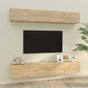 Wall TV Cabinets 4 pcs Sonoma Oak 100x30x30 cm