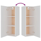 4 Piece TV Cabinet Set White Engineered Wood - Extra Image