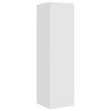 4 Piece TV Cabinet Set White Engineered Wood - Extra Image