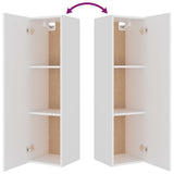 4 Piece TV Cabinet Set White Engineered Wood - Extra Image