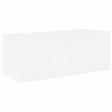 5 Piece TV Cabinet Set White Engineered Wood