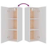 5 Piece TV Cabinet Set White Engineered Wood - Extra Image