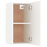 8 Piece TV Cabinet Set White Engineered Wood - Low Angle