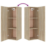 8 Piece TV Cabinet Set Sonoma Oak Engineered Wood