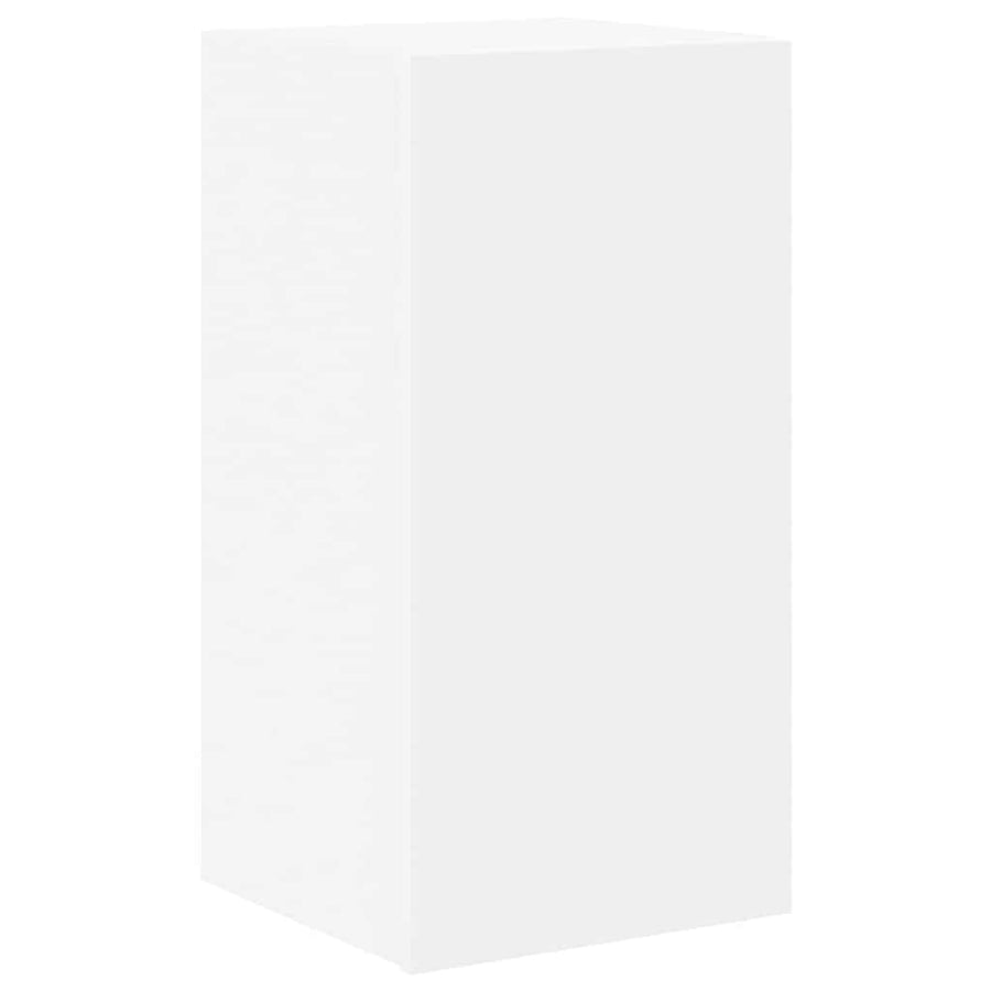 7 Piece TV Cabinet Set White Engineered Wood