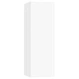 5 Piece TV Cabinet Set White Engineered Wood