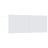 5 Piece TV Cabinet Set High Gloss White Engineered Wood