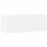 3 Piece TV Cabinet Set White Engineered Wood