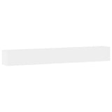 3 Piece TV Cabinet Set High Gloss White Engineered Wood