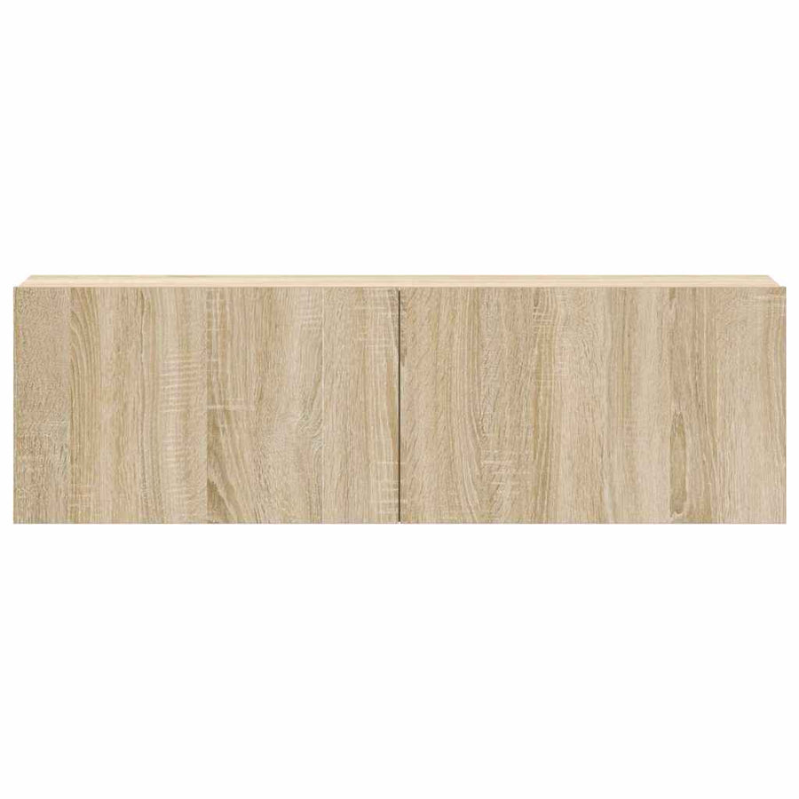 3 Piece TV Cabinet Set Sonoma Oak Engineered Wood