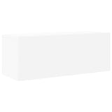 7 Piece TV Cabinet Set White Engineered Wood - Top-Down View