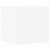 7 Piece TV Cabinet Set White Engineered Wood