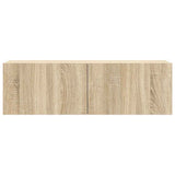 7 Piece TV Cabinet Set Sonoma Oak Engineered Wood