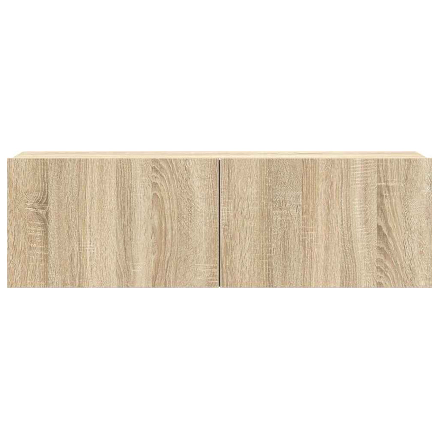 7 Piece TV Cabinet Set Sonoma Oak Engineered Wood