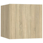 Wall-mounted TV Cabinet Sonoma Oak Engineered Wood