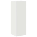4 Piece TV Cabinet Set White Engineered Wood