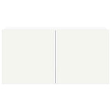 4 Piece TV Cabinet Set White Engineered Wood - Extra Image