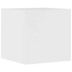 4 Piece TV Cabinet Set High Gloss White Engineered Wood