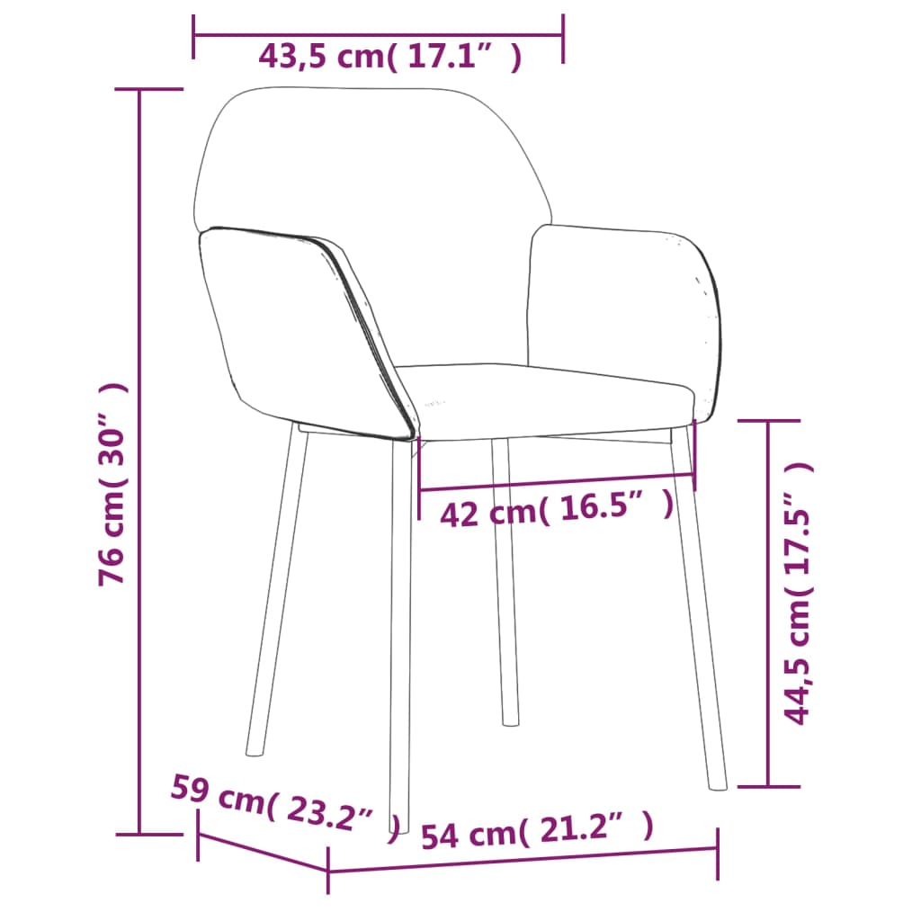 Dining Chairs 2 pcs Light Grey Velvet