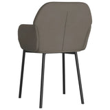 Dining Chairs 2 pcs Dark Grey Velvet