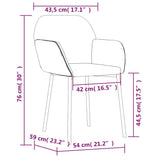 Dining Chairs 2 pcs Black Velvet