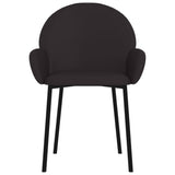 Dining Chairs 2 pcs Black Faux Leather