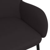 Dining Chairs 2 pcs Black Faux Leather - Close-Up Angle