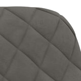 Dining Chairs 2 pcs Dark Grey Velvet - Close-Up Angle