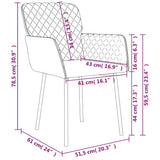 Dining Chairs 2 pcs Black Velvet
