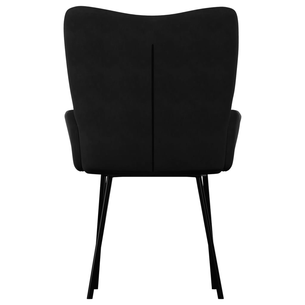 Dining Chairs 2 pcs Black Velvet