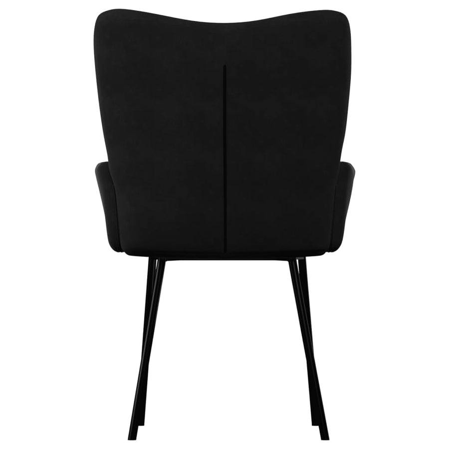 Dining Chairs 2 pcs Black Velvet