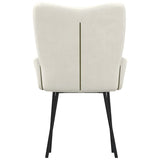 Dining Chairs 2 pcs Cream Velvet