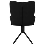 Swivel Dining Chairs 2 pcs Black Velvet - Close-Up Angle