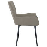 Dining Chairs 2 pcs Light Grey Velvet